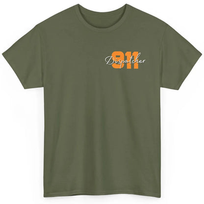 Dispatcher 911 Life Pocket Minimalist Men Women Fathers Day Classic Unisex T-Shirt