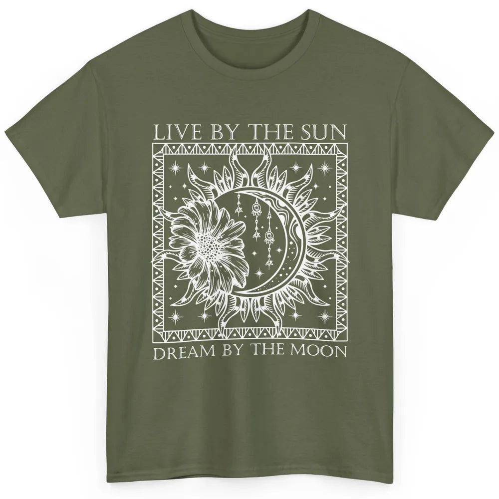 Aesthetic Mystical Sun Moon Gothic Boho Bohemian Astrology Classic Unisex T-Shirt