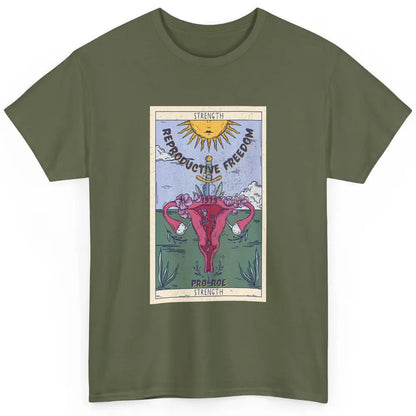 1973 Pro Roe Feminist Strength Tarot Card Mystical Halloween Classic Unisex T-Shirt