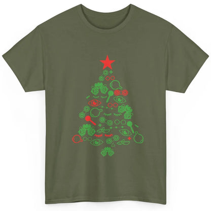 Funny Optometrist Symbols Christmas Tree Optician Optometry Classic Unisex T-Shirt