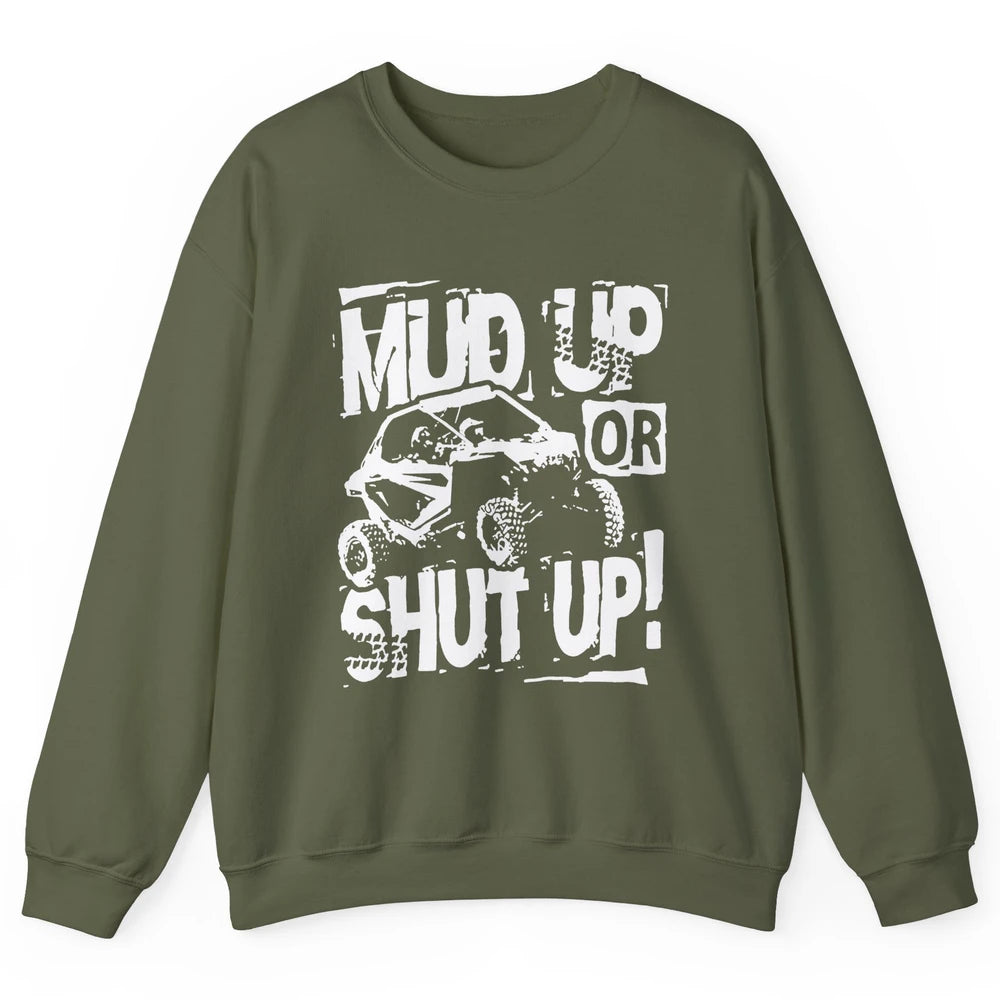 Retro UTV SXS Rider Mud Up ATV Offroad Riding SXS Life Gift Unisex Crewneck Sweatshirt