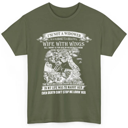 Wife In Heaven I'm Not A Widower Guardian Angel Wife Classic Unisex T-Shirt