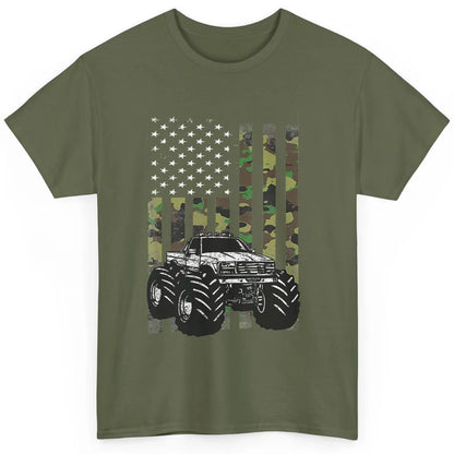 Truck Camo Flag Mud Ride Retro UTV SXS Racer Four Wheeler Classic Unisex T-Shirt