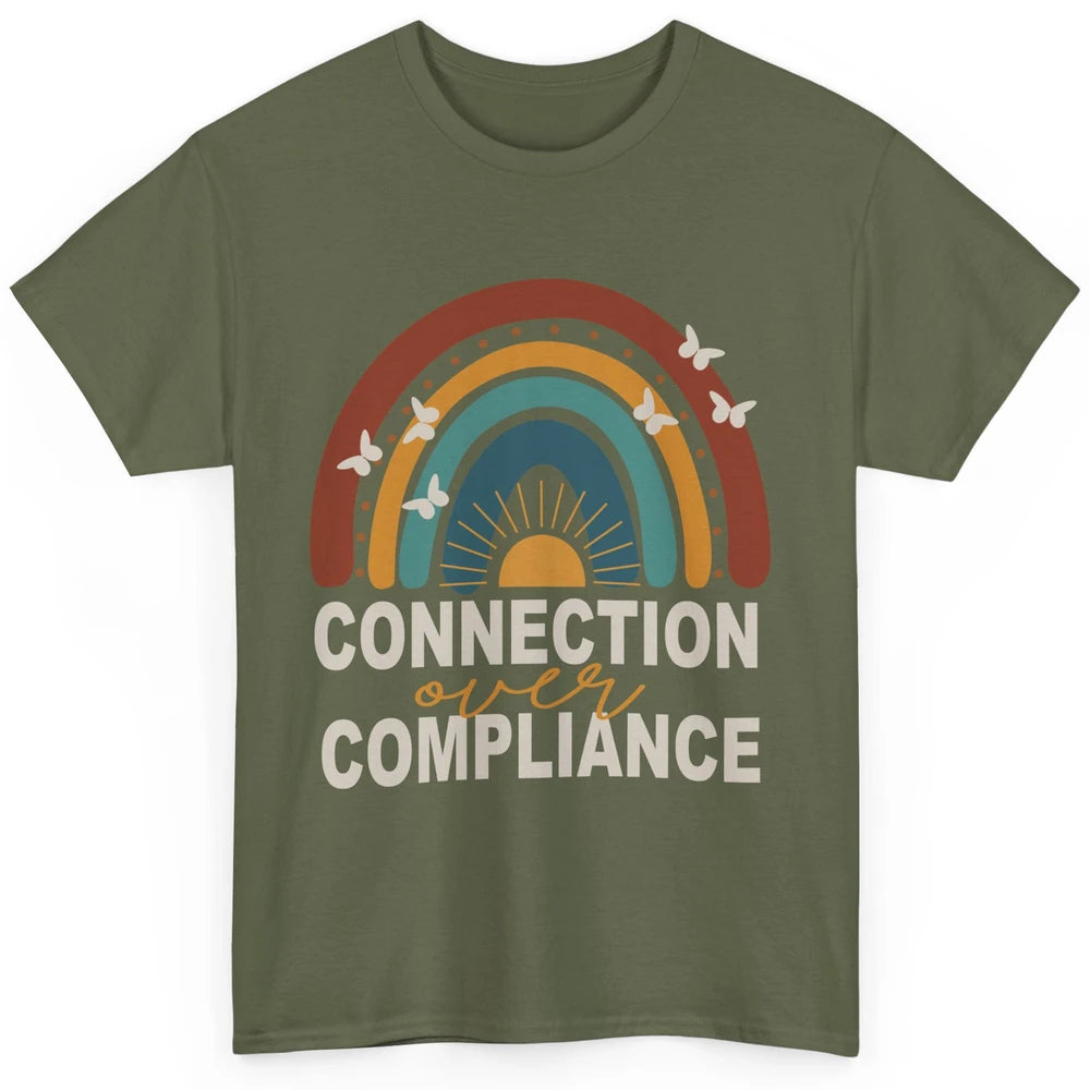 Dyslexia Rainbow Connection Over Compliance Sped Teacher ABA Classic Unisex T-Shirt