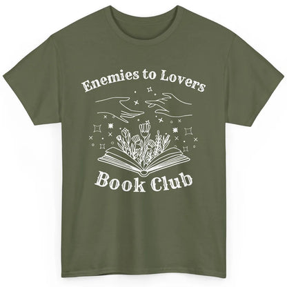 Enemies To Lover Book Club Bookish Aesthetic Floral Bookworm Classic Unisex T-Shirt