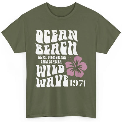 Surf Memories California Ocean Beach Wild Wave Summer Vacay Classic Unisex T-Shirt