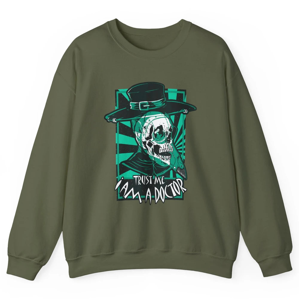 World Death Doctor Medieval Plague Halloween Spooky Season Unisex Crewneck Sweatshirt