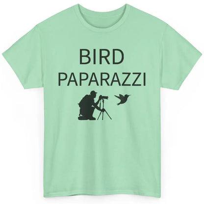 Birdwatching Funny Bird Paparazzi Birding Photography Bird Classic Unisex T-Shirt