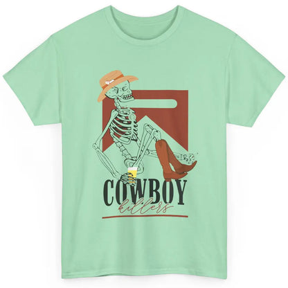 Cowboy Killers Skeleton Western Country Skull Vintage Retro Classic Unisex T-Shirt