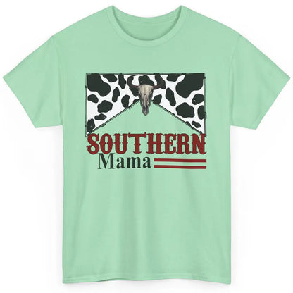 Cowhide Bull Skull Southern Mama Western Country Cowgirl Classic Unisex T-Shirt