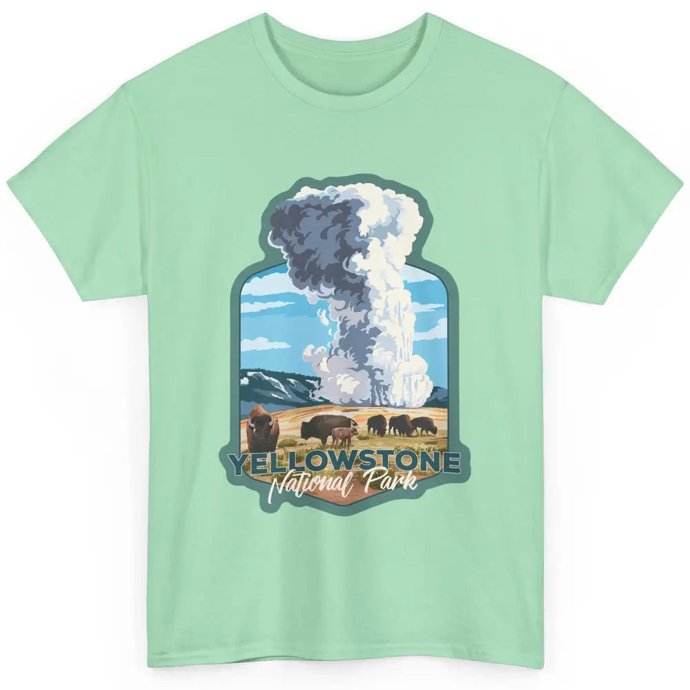 Yellowstone National Park Wyoming Old Faithful Nature Lovers Classic Unisex T-Shirt