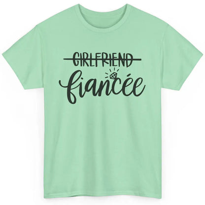 Fiancee Future Mrs. Bride Squad Engagement Bachelorette Gift Classic Unisex T-Shirt