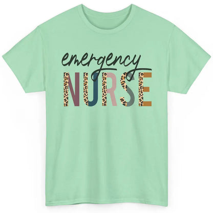 Emergency Nurse Leopard Nurse Gift Classic Unisex T-Shirt