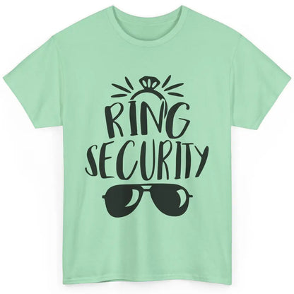 Wedding Ring Security Boy Girl Ring Bearer Wedding Party Classic Unisex T-Shirt