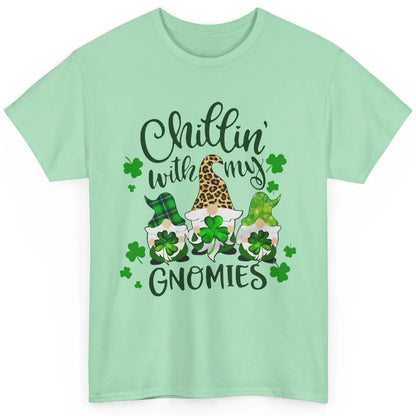 Chillin' With My Gnomes St Patrick’s Day Irish Gnomes Lucky Classic Unisex T-Shirt