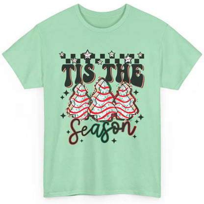 Funny Christmas Tree Cake Tis The Season Debbie Western Xmas Classic Unisex T-Shirt