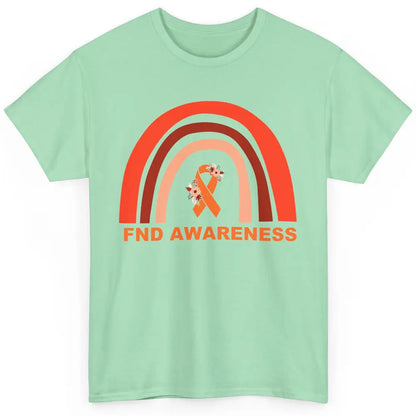 Functional Neurological Disorder Awareness FND Orange Ribbon Classic Unisex T-Shirt