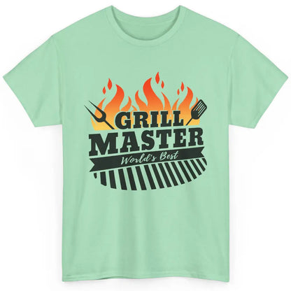 Funny BBQ Grill Master World's Best Grillfather Grillers Classic Unisex T-Shirt