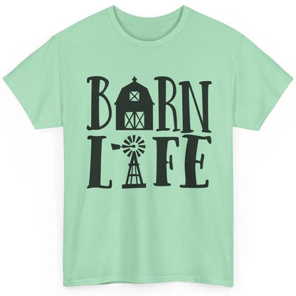 Farmhouse Barn Life Small Town Farm Animals Western Country Classic Unisex T-Shirt