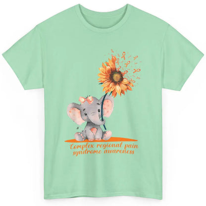 Complex Regional Pain Syndrome Sunflower Baby Elephant CRPS Classic Unisex T-Shirt