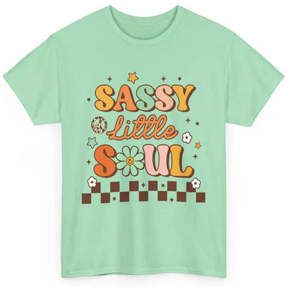 Sassy Little Soul Retro 60s Groovy Hippie Daisy Peace Boho Classic Unisex T-Shirt