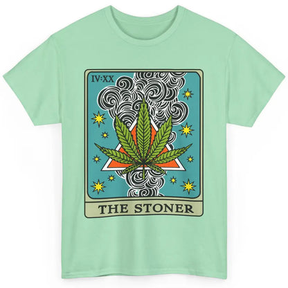 Vintage Weed The Stoner Tarot Card Weed Cannabis Marijuana Classic Unisex T-Shirt