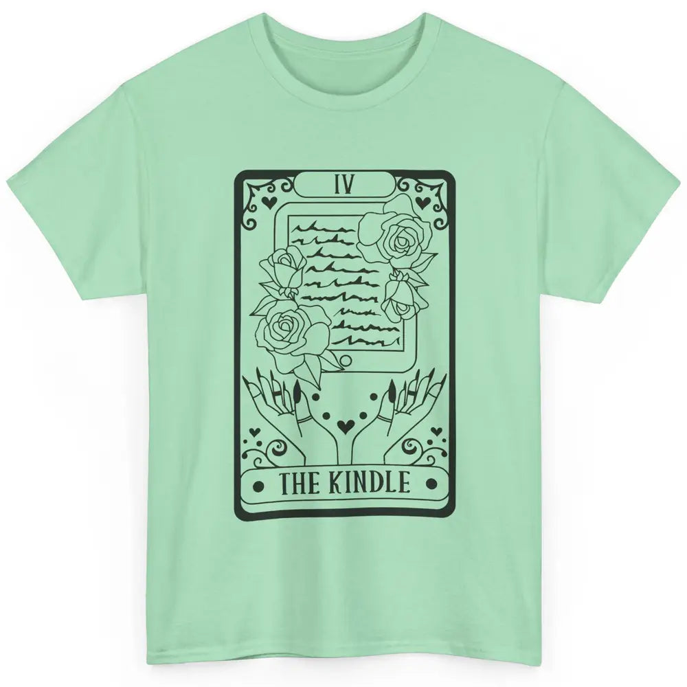 The Kindle Reader Tarot Card Halloween Kindle Book Lovers Classic Unisex T-Shirt