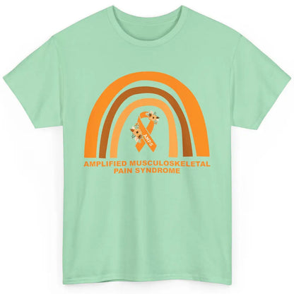 Amplified Musculoskeletal Pain Syndrome AMPS Orange Rainbow Classic Unisex T-Shirt