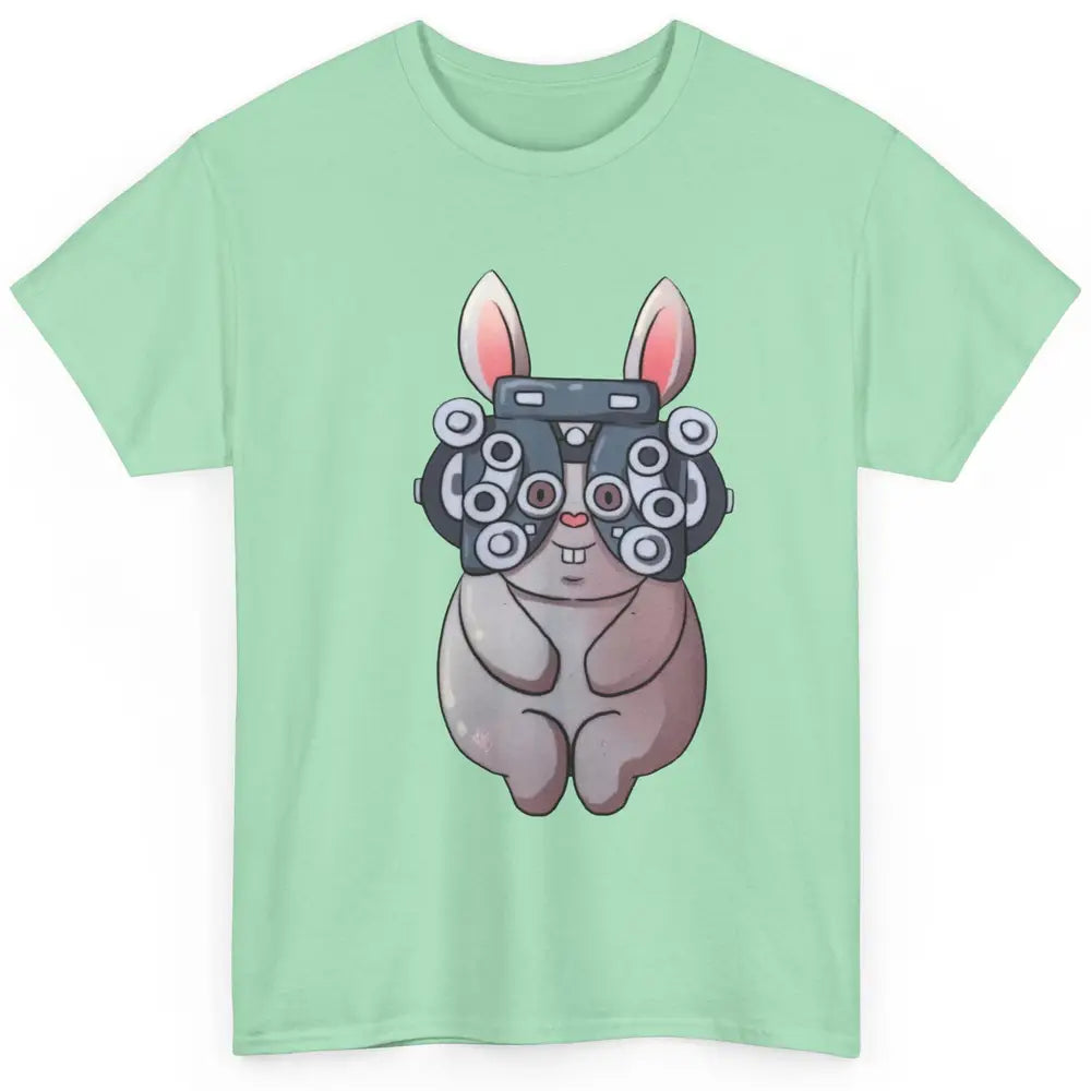 Cute Rabbit Phoropter Eye Check Optometrist Optician Life Classic Unisex T-Shirt