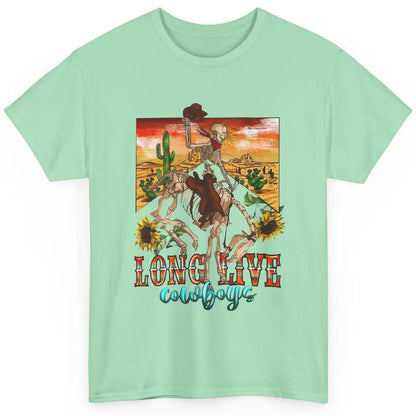 Cowboy Killer Long Live Cowboy Skeleton Desert Western Classic Unisex T-Shirt