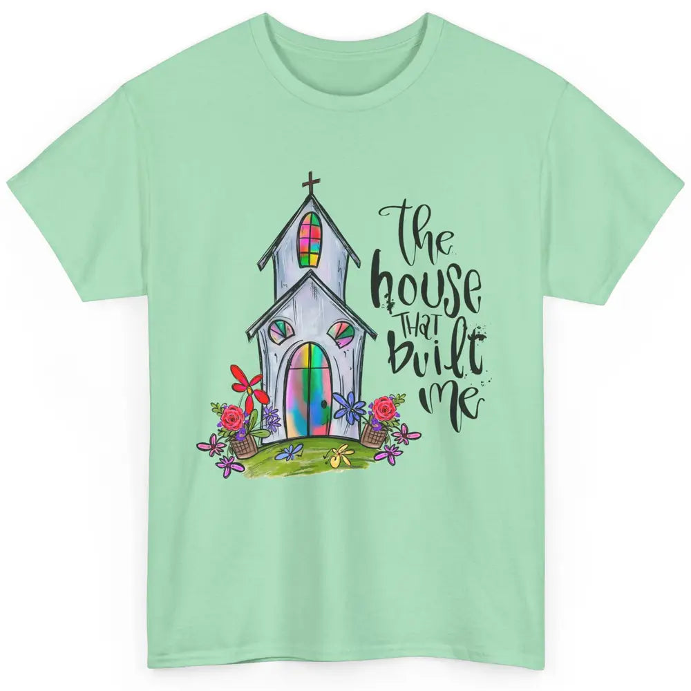 Christian Church The House That Built Me Bible Hand Drawn Classic Unisex T-Shirt