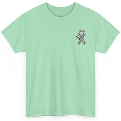 Borderline Personality Disorder Awareness BPD Gray Ribbon Classic Unisex T-Shirt