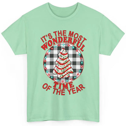 Funny Christmas Tree Cakes Most Wonderful Time Bakers Baking Classic Unisex T-Shirt