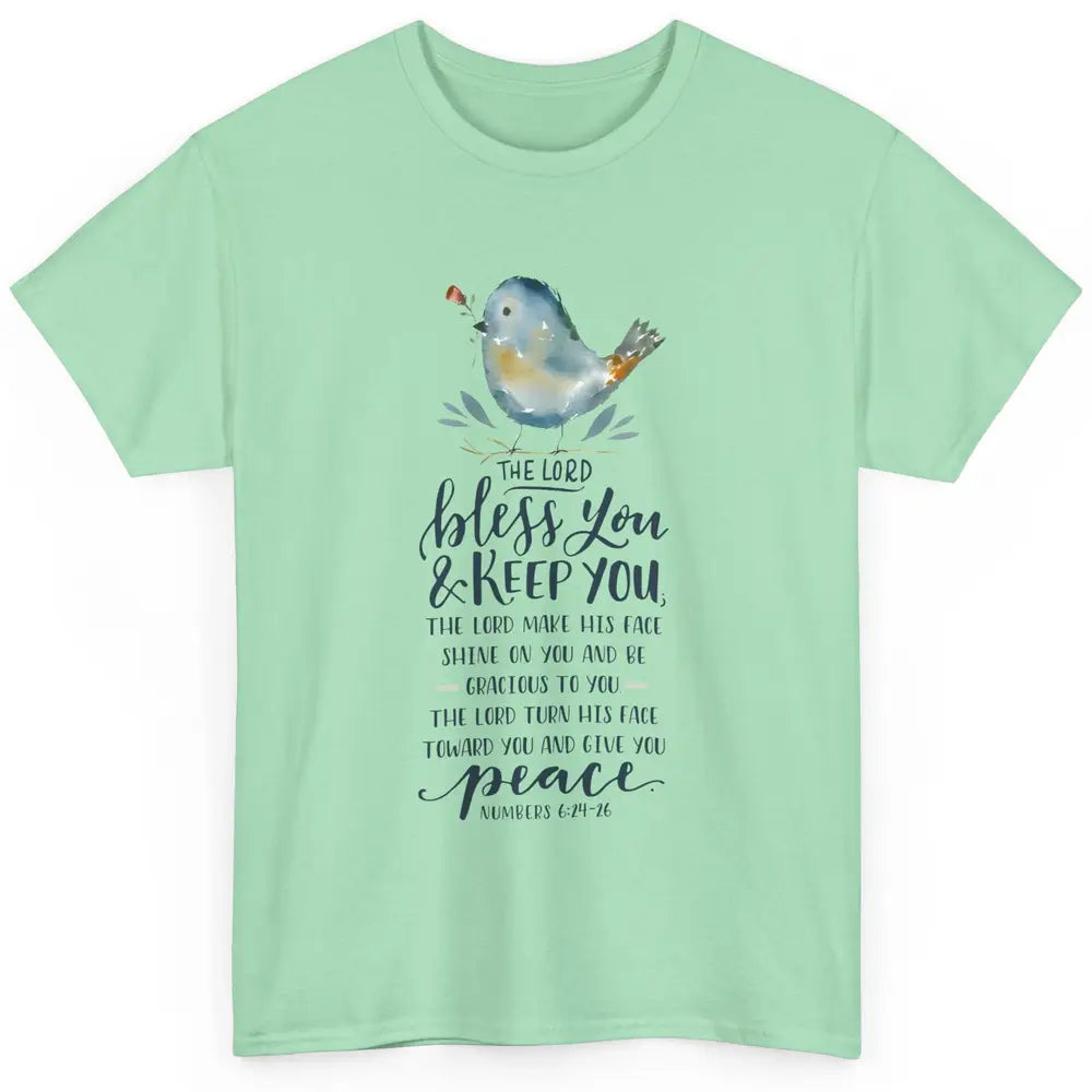 Christian The Lord Bless You Keep You Bible Verse Religious Classic Unisex T-Shirt