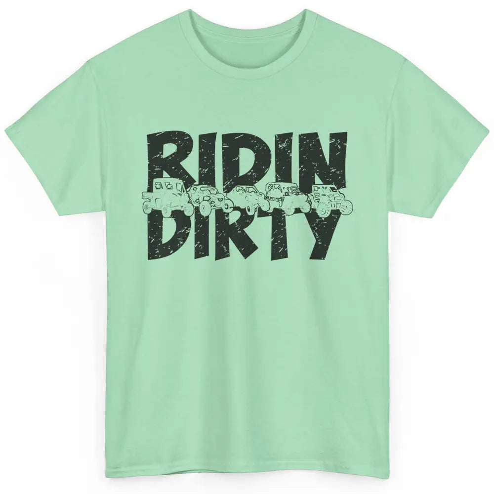 Retro UTV SXS Rider Riding Dirty ATV Offroad Riding SXS Life Classic Unisex T-Shirt