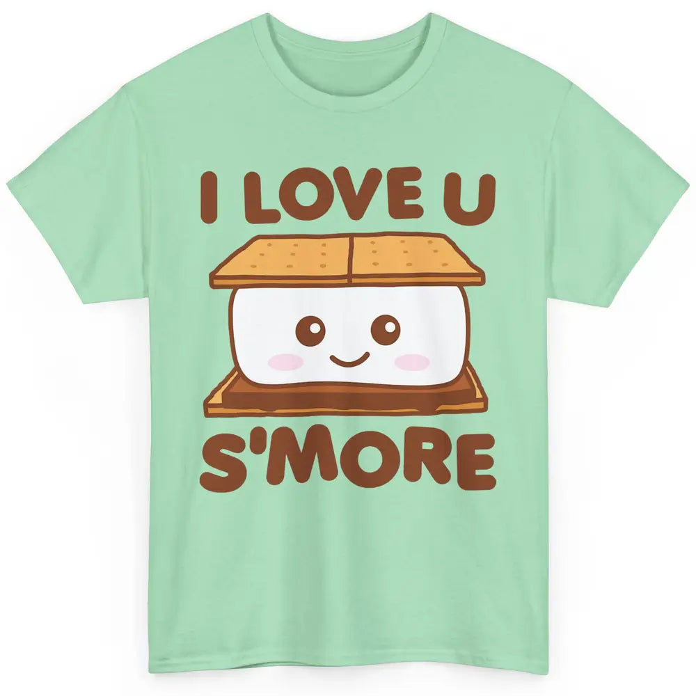 Funny Camping I Love You Smore Pun Camper Campfire Retro Classic Unisex T-Shirt