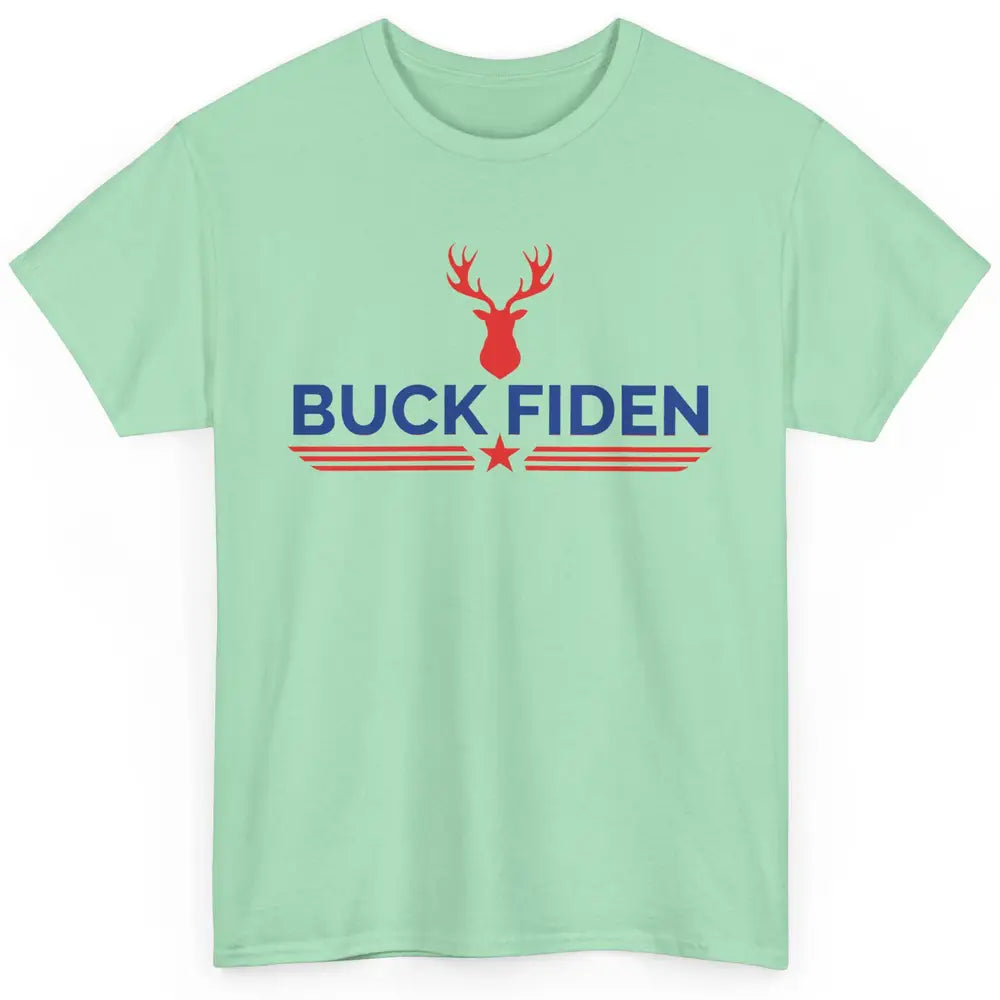 Funny Buck Fiden I Will Not Comply Anti Biden Liberals Classic Unisex T-Shirt