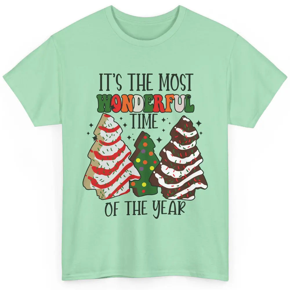 Christmas Tree Cakes Most Wonderful Time Of Year Christmas Classic Unisex T-Shirt