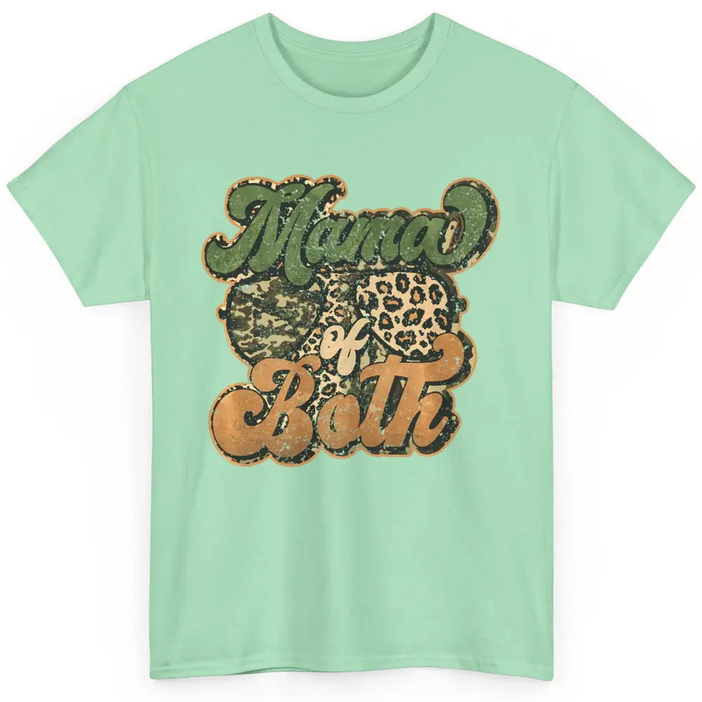 Western Country Mama Of Both Camo Sunglasses Leopard Vintage Classic Unisex T-Shirt