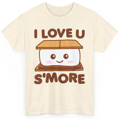 Funny Camping I Love You Smore Pun Camper Campfire Retro Classic Unisex T-Shirt