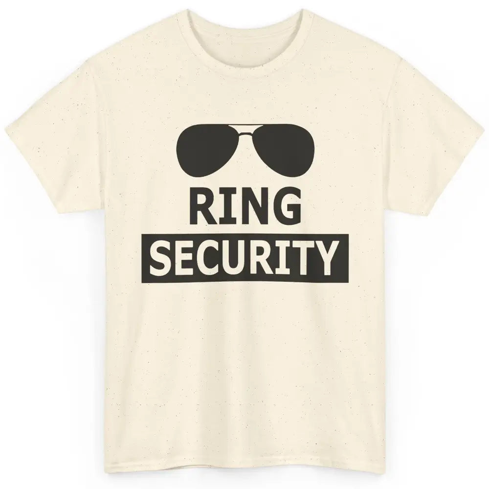 Wedding Ring Security Boy Ring Bearer Wedding Party Classic Unisex T-Shirt