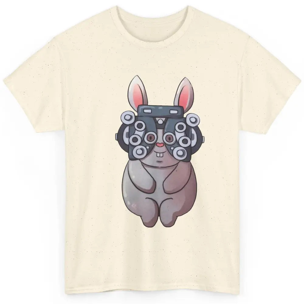 Cute Rabbit Phoropter Eye Check Optometrist Optician Life Classic Unisex T-Shirt