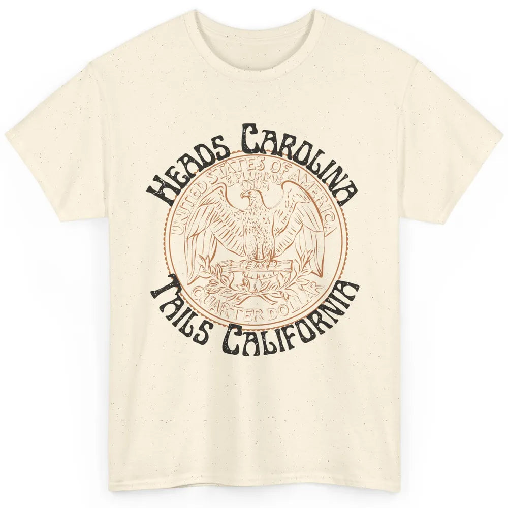 Vintage Heads Carolina Tail California US Western Country Classic Unisex T-Shirt