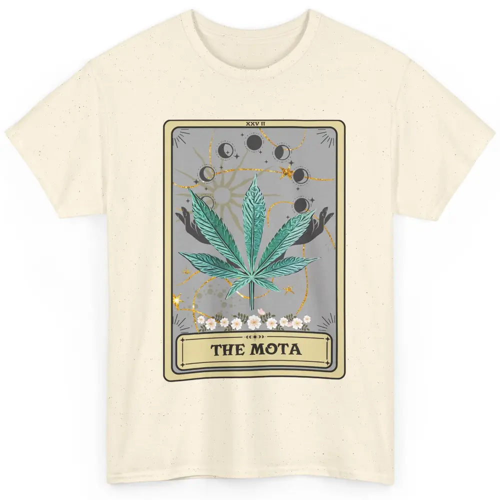 Vintage Weed The Mota Tarot Card Weed Cannabis Marijuana Classic Unisex T-Shirt