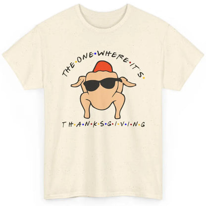 Funny Thanksgiving Crew Turkey Chicken Thanksgiving Dinner Classic Unisex T-Shirt