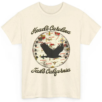 Vintage Heads Carolina Tail California Western Country Classic Unisex T-Shirt