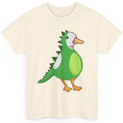 Dino Duck Funny Dinosaur Ducks Cute Duck Lovers Gift Classic Unisex T-Shirt