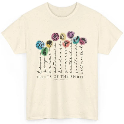 Flower Christian Fruits Of The Spirit Bible Verse Religious Classic Unisex T-Shirt