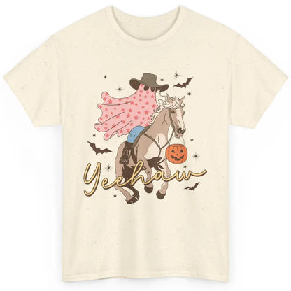 Cowboy Ghost Howdy Ghost Spooky Yeehaw Western Halloween Classic Unisex T-Shirt