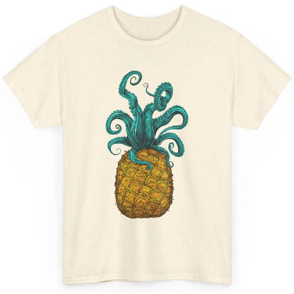 Cute Hawaiian Octopus Pineapple Aloha Beach Hawaii Island Classic Unisex T-Shirt